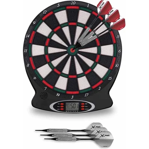 "XQ Max Electric Dartboard - 159 game variations - including darts image"