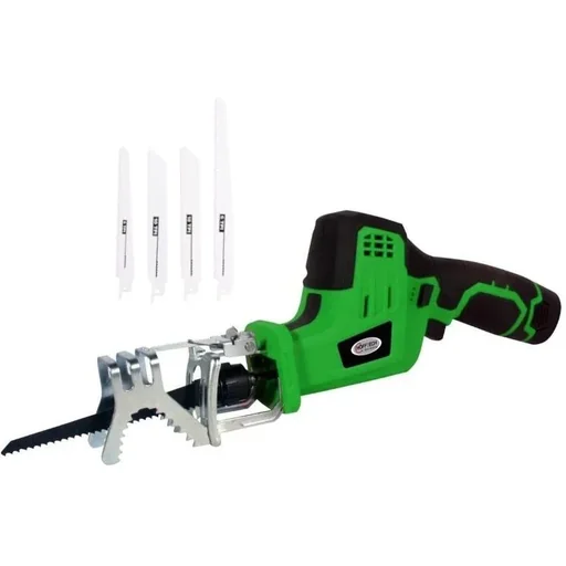 "Accu reciprocating saw / branch saw - 152 mm saw blade WITH corresponding saw blades 4 pieces image"