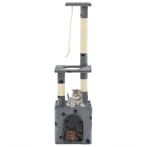 "Cat scratching post with sisal scratchers image"