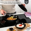 Performance Series Wok Pan - Wok with Lid - 28 cm - Black