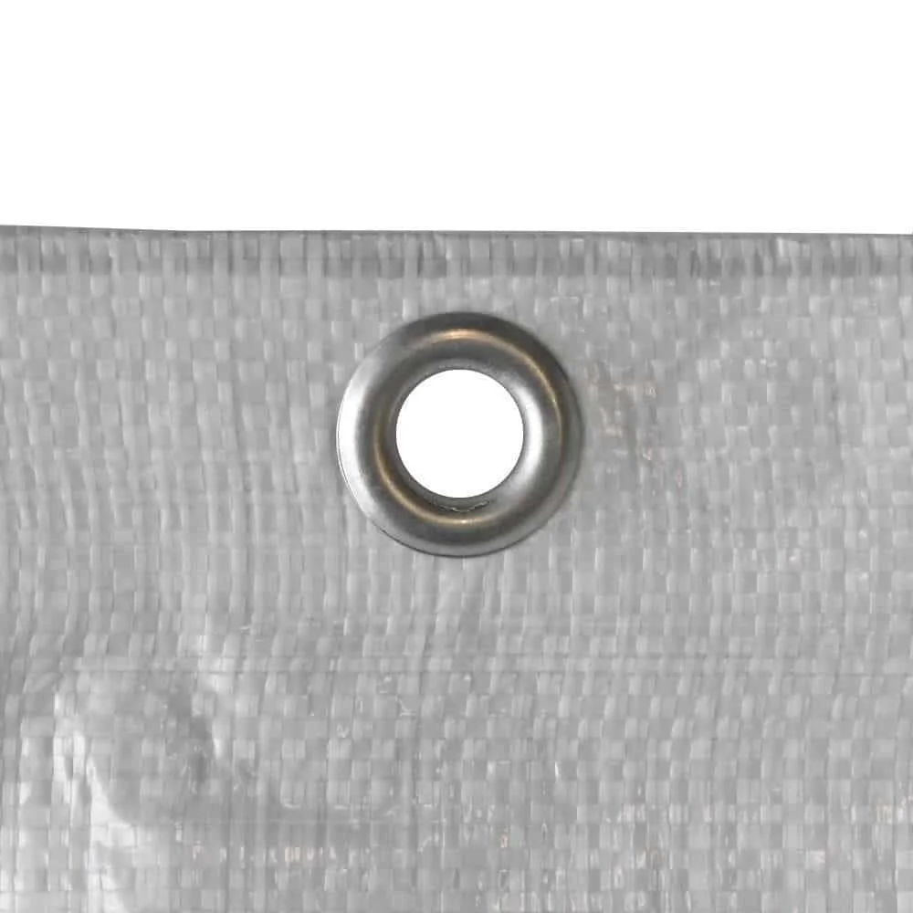 "Steigerzeil 2,60 x 20m, 150g/m² - Bouwzeil, Afdekzeil, Wit image"