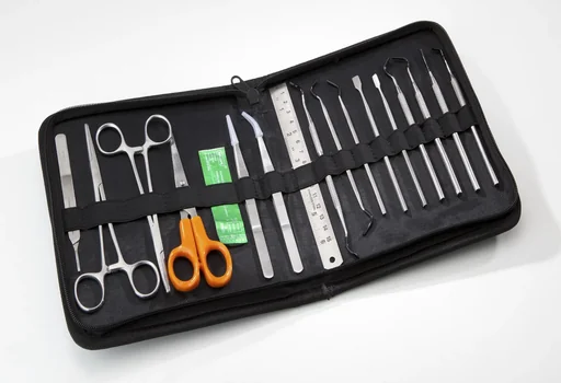 "17-piece precision tool set for hobbyists in a zippered case (100% polyamide) image"