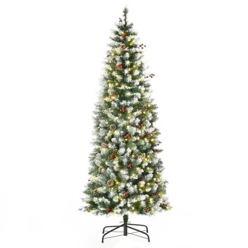 "Christmas tree 1.8 m Christmas tree fir tree with 34 red berries image"