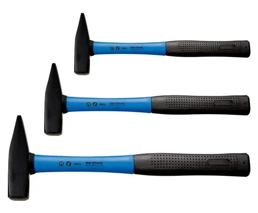 "Lock hammer set, fiberglass handle, 3 pieces image"