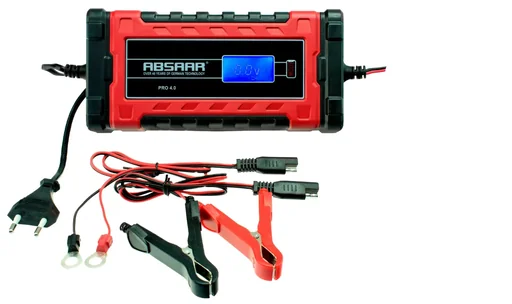 "Pro battery charger 6/12 Volt - 4 Ampere - microprocessor controlled image"