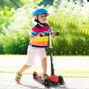 Kick scooter children's scooter 3 wheels red