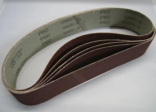 "Replacement sanding belt set 5-piece image"