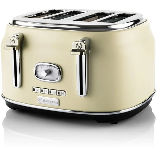 "Retro Toaster - 4-slice Toaster - White image"