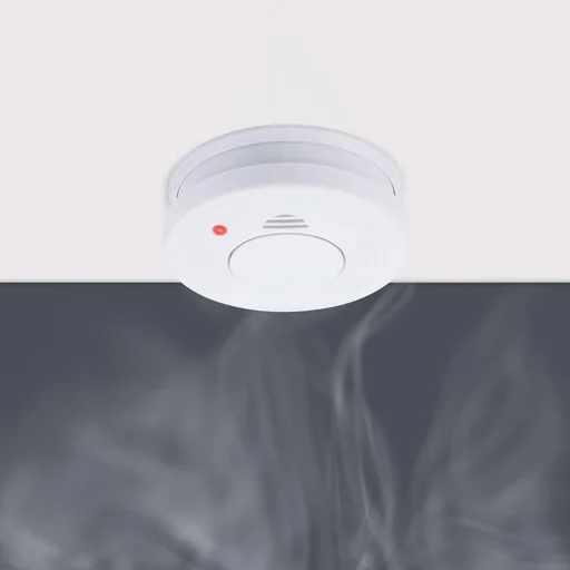 "Smoke detector + magnetic attachment image"