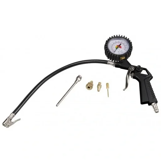 "CRM1049 Portable Electric Air Compressor - 1100W - max. 8 Bar - Oil-free - With many accessories image"