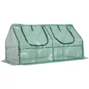 Greenhouse cold frame green transparent