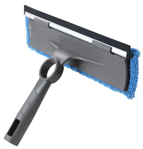 "Window wiper attachment with microfiber mop image"