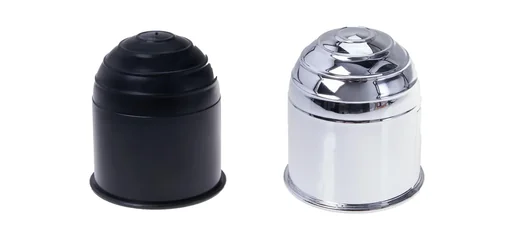 "Cover cap, black for trailer hitch image"