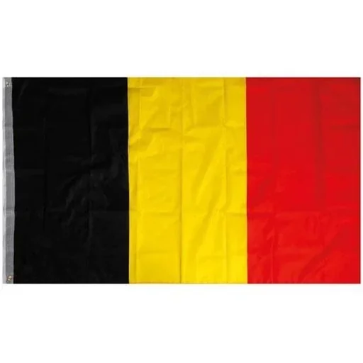 "Belgium Flag / Belgian Flag - 90 x 150 cm - Black / Yellow / Red image"