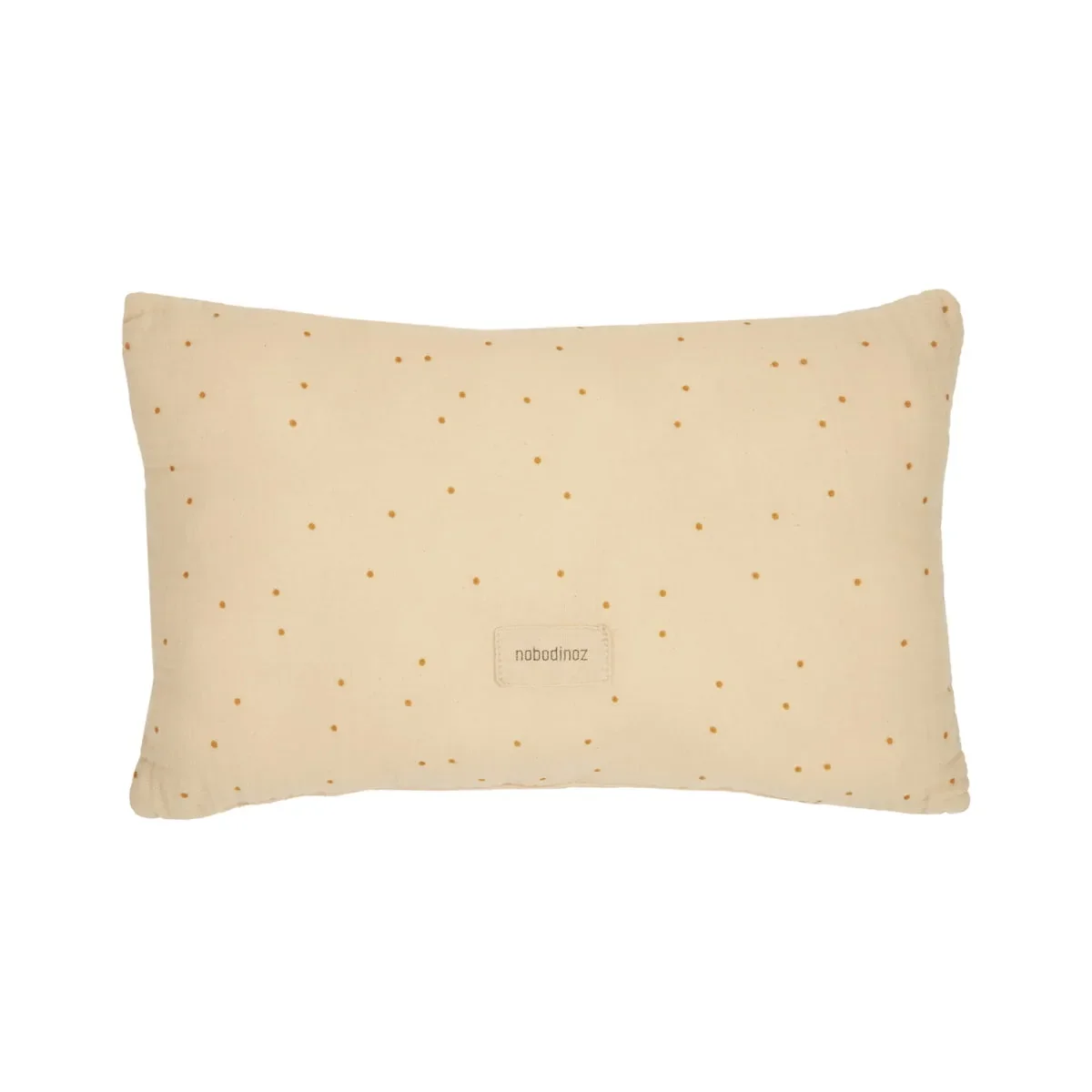 Nobodinoz WABI SABI Babykussen, mousseline kussen, 35 x 23 x 5 cm, kleur: Gember zoete stippen