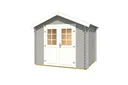 Garden shed 209 Gr.2, 288 x 284 x 254 cm light grey with double door