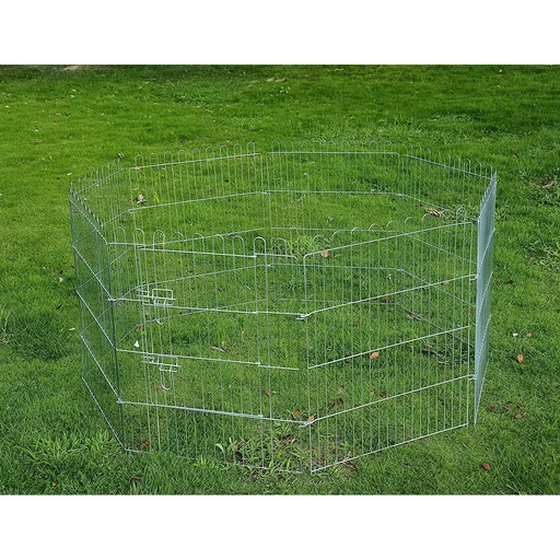 "Free-range enclosure puppy run playpen 8-part 63x76cm image"