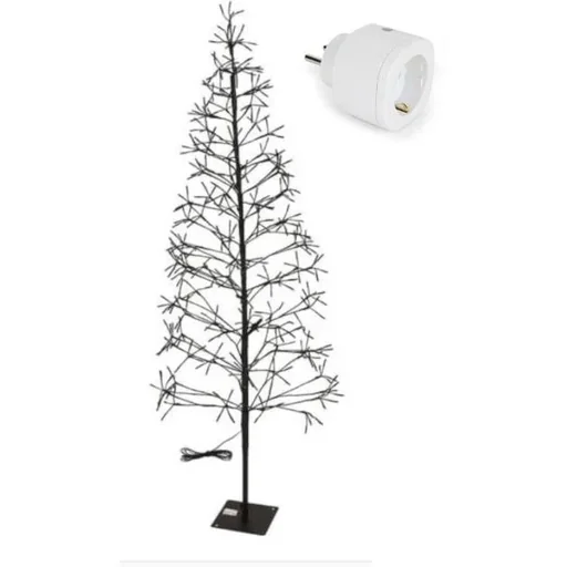 "Smart Christmas Tree - 400LED - 180cm WITH Perel Smart Home Wifi Plug image"