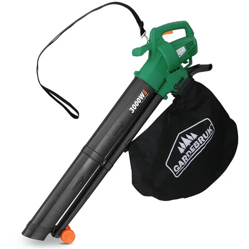 "Electric leaf blower 3-in-1 - blowing, vacuuming and shredding image"