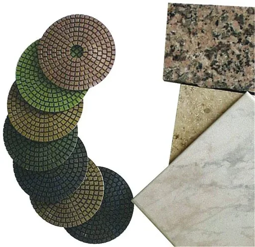 "Polishing disc for repolishing dark stones, 125 mm, 1 piece image"