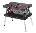 Work table, foldable