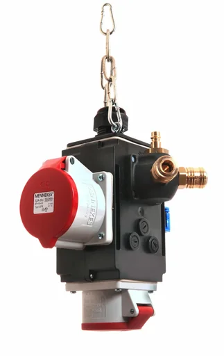 "Energy cube VI+ 3 CEE sockets 16A, 400V 5-pin, with compressed air connection image"