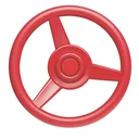 Steering wheel red Ø300 mm for play equipment