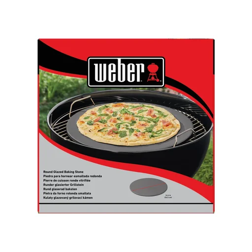 "Glazed pizza stone round Ø 36 cm image"