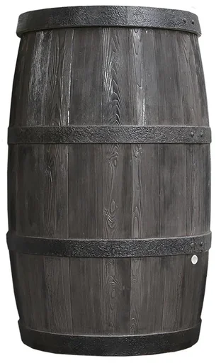 "Rain storage tank "Burgundy" 500 L dark brown image"