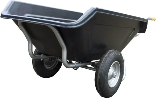 "Large wheelbarrow "Maxima", 250 liters, 2 foamed Wflex wheels image"