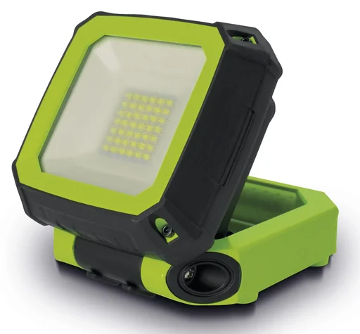 "Compact battery-powered work light with magnetic holder image"