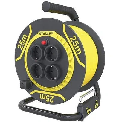 "PVC cable reel - 25 m - 3G1.5 - 4 sockets image"