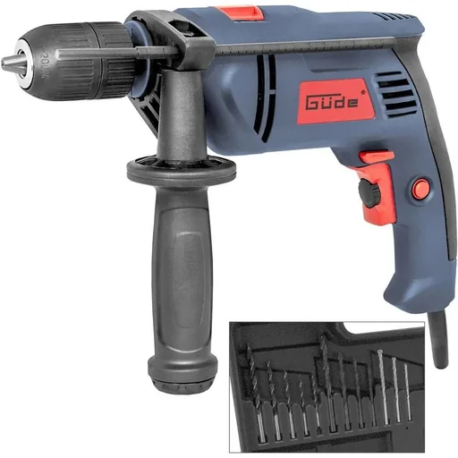 "Impact drill SDM710E - 710W - Incl. drill bit and case image"