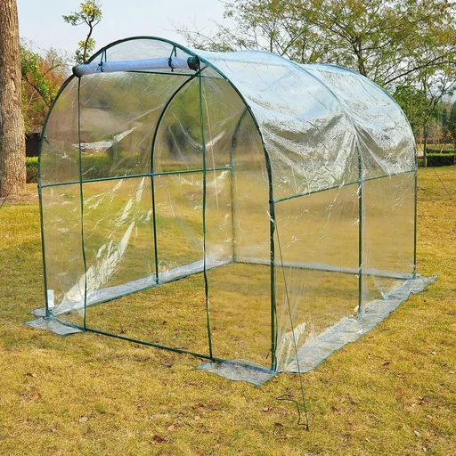 "Greenhouse 2.5x2x2m Transparent Film Greenhouse image"