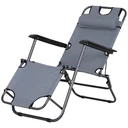 Sun lounger with pillow