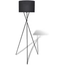 Lampshade for floor lamp with high base black