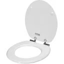 Soft toilet seat white