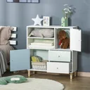 Children's chest of drawers storage cabinet children's bookcase for 3+ years children's bookshelf with drawer book magazine child