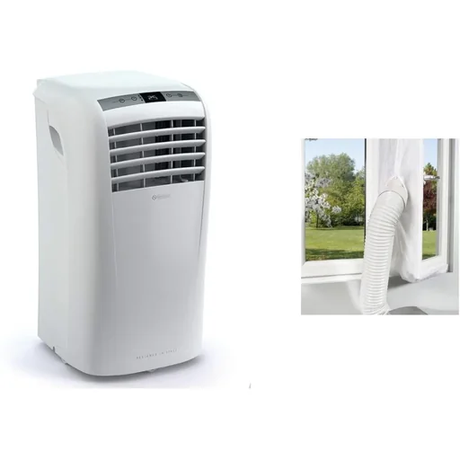 "Portable air conditioner with air hose and window seal kit - Splendid Dolceclima Compact 9 P - 9,000 BTU/h image"
