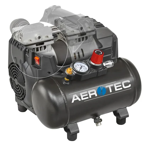 "Piston compressor SUPERSIL 6 Oil-free - 230 Volt - portable image"