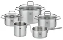 5-piece Citrine pot set