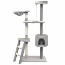 Sisal scratching post 150 cm grey