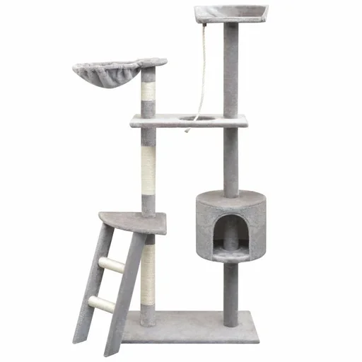 "Sisal scratching post 150 cm grey image"