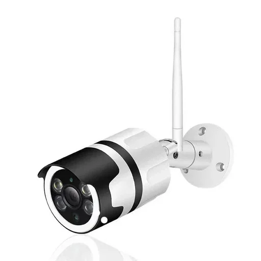 "Full HD Smart WLAN IP camera with splash-proof metal housing, motion sensor, night vision image"