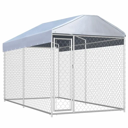 "Outdoor dog house with roof 382x192x225 m image"
