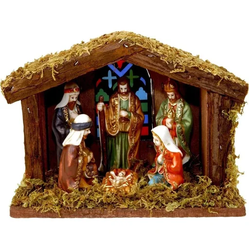 "Nativity figures - Christmas figures for the nativity scene - set of 6 image"