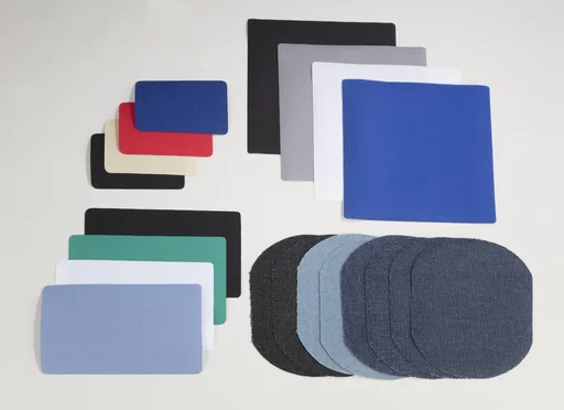 "Iron-on fabrics, iron-on patches, 20 pieces image"