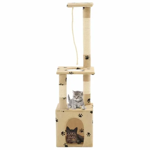 "Cat scratching post with sisal scratchers image"