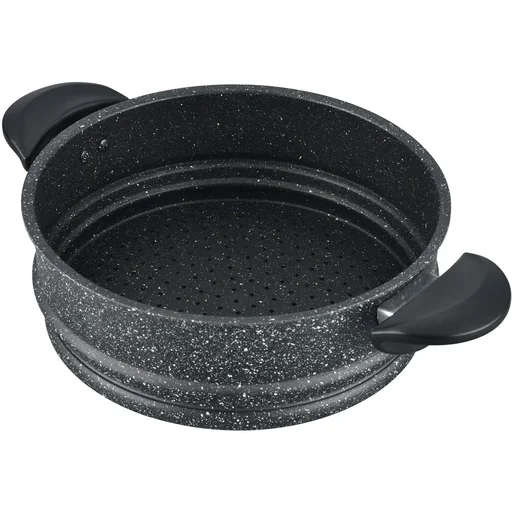"Couscous pan - 24cm - 8L - Black image"