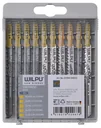 Jigsaw blade set 10-piece for wood and plastic